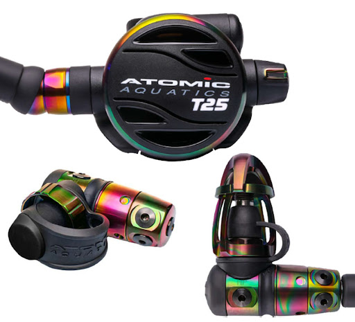 ATOMIC T25 main one secondary regulator Professional diving equipment Titanium titanium alloy 25 annual limit