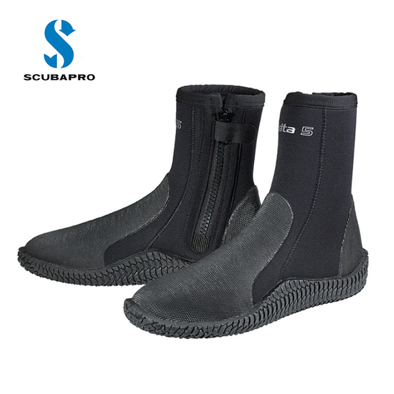 American Scupapro Delta 5mm male and female diving long boots non-slip thick bottom beach shoes with snorkeling diving deep dive
