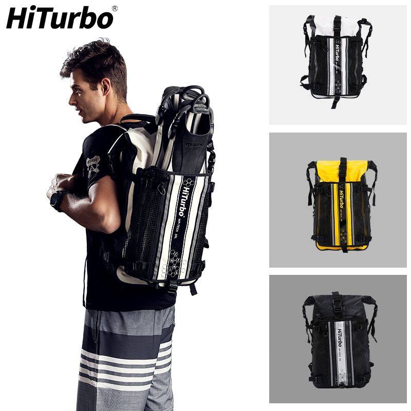HiTurbo diving equipment net bag scuba adjustment equipment free diving supplies large capacity backpack 30L