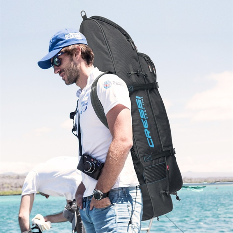 CRESSI Piovra Free Underfoot Webbing Kit Outdoor Frog Shoe Bag Plus Grow Capacity Dry And Wet Separation