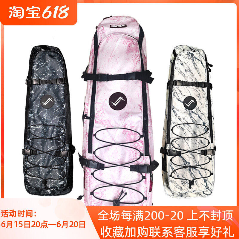 Water PRO LONG FEET WEBBED FREE DIVING EQUIPMENT BAG WATER LUNG SNORKELING TRIPC DOUBLE SHOULDER BAG CASHIER BAG
