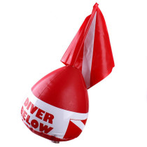 Diving buoy PVC mouth-blown inflatable professional float surface signal Diving special elephant diving equipment