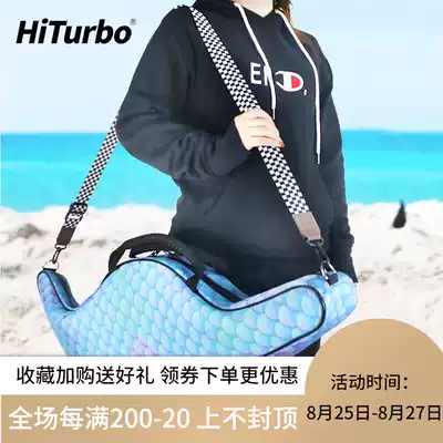 HiTurbo Mermaid Fins Package Free Diving Fins Equipment package Diving Fins package Webbed bag