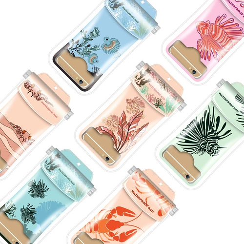 Универсальная большая сенсорная защита мобильного телефона для плавания, водонепроницаемая непромокаемая сумка, мобильный телефон, сенсорный экран