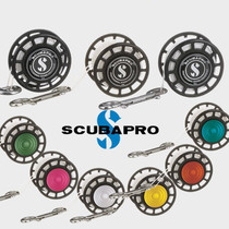 Scubapro S-TEK SPOOLS diving reel 15 30 45 meter spool stainless steel with double head hook