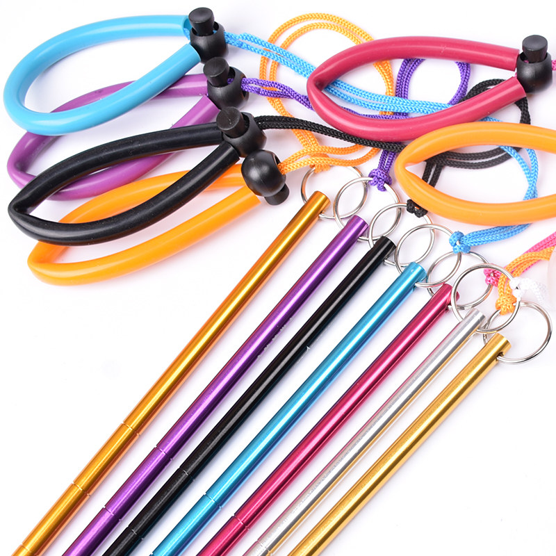 (Three Dive Society) Diving Ding Ding Stick Underwater equipped with aluminum alloy color diving rod containing hand rope probe stick