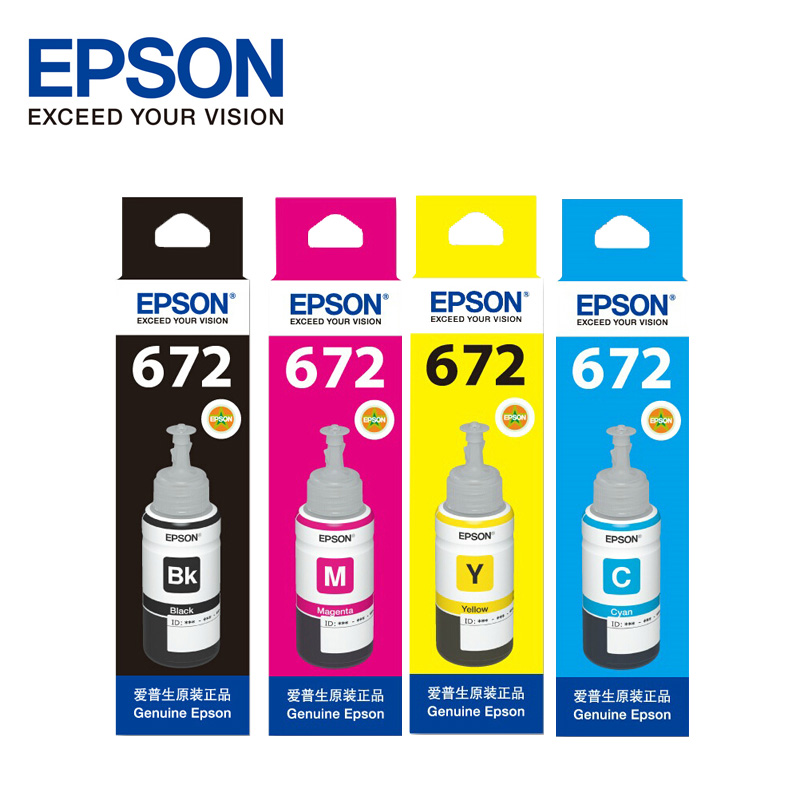 Epson Epson / L360 / T6721L351L 310L455 Mực gốc Epson 672L130L365