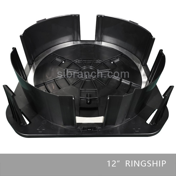 Special transit case card case for 12-inch wafer with iron ring Ring