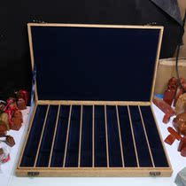 Brocade box seal storage box multi-grid adjustable seal box high-end seal engraving multi-baoge box large custom
