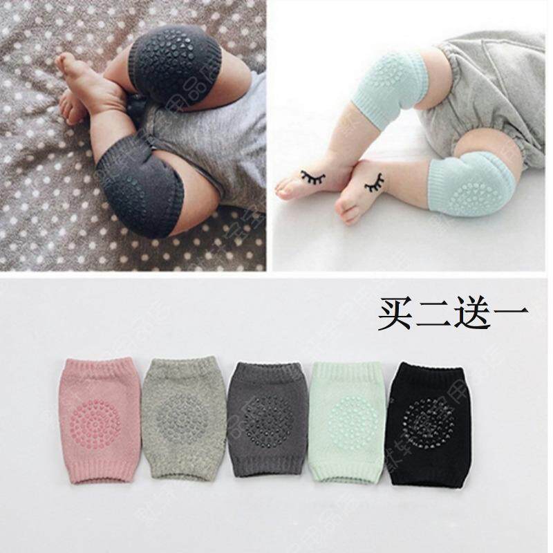 Baby anti-fall knee pads baby thickening toddler crawling spring and summer toddler knee pads children's breathable cotton knee pads