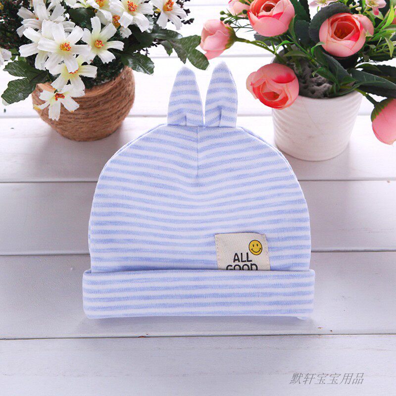 Clearance newborn baby hat pure cotton spring autumn winter baby hat 0-3-6-12 months cotton pullover hat