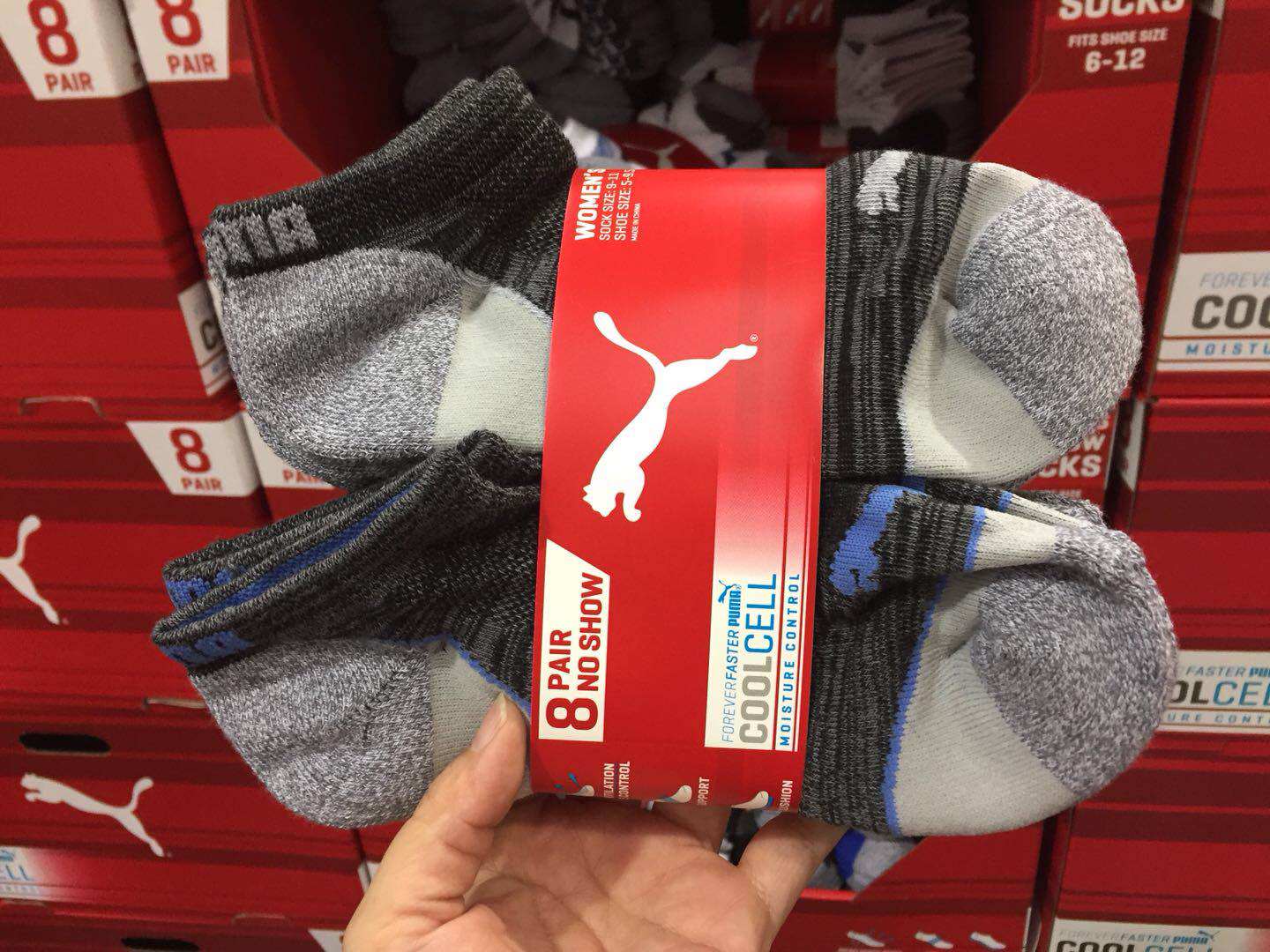 American Direct Post Puma Puma men and women Short Sox Stealth Sox Stealth Sox comfortable and breathable 8 Double