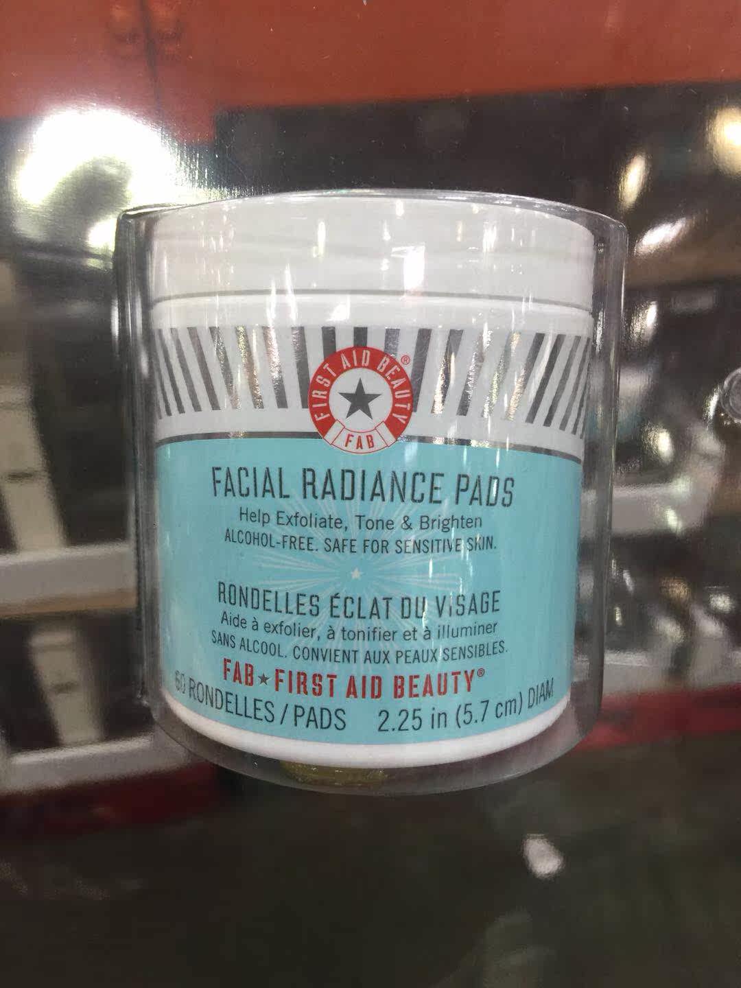 US direct mail FAB First aid beauty first aid beauty soft skin exfoliation skin cleansing cotton 60 tablets