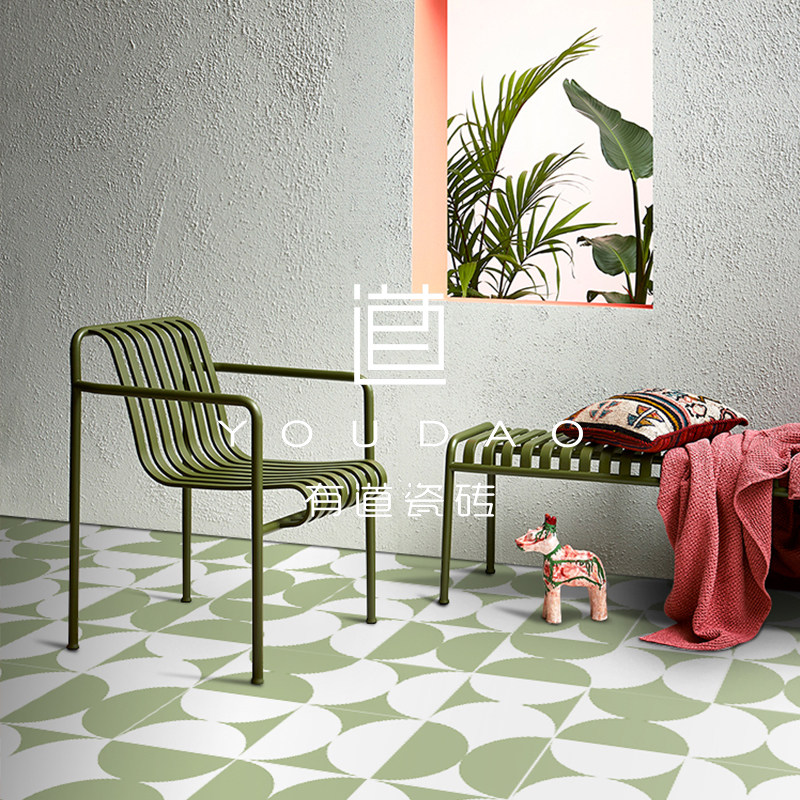 With DaNordic Little Fresh Colorful Floral Brick Kitchen Make-up Room Floor Tiles Balcony Entrance Anti Slip Tiles 300x300