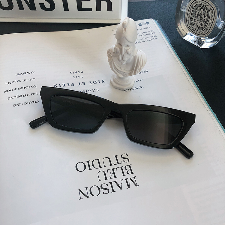 Kendall Kendou Jennie Xuanmei star with the same retro cat eye sunglasses glasses sunglasses men and women