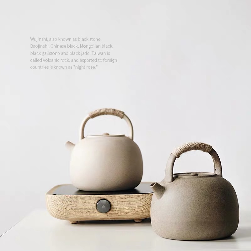 Chaoshan white mud ceramic teapot electric pottery stove tea maker kettle filter heat preservation kung fu tea set household set