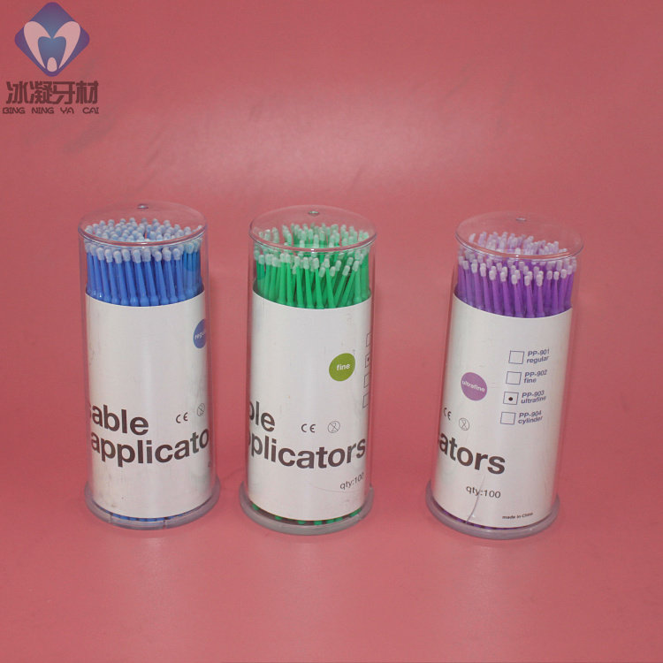 Grafting eyelashes cotton swabs Dental light-curing adhesive applicator sticks Wiping brushes can be bent without shedding hair