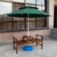 Ghế carbon bảo quản gỗ ban công sân vườn giải trí bàn ghế trong nhà Trung Quốc đồ gỗ rắn đôi bàn cà phê ngoài trời