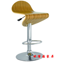 Fashion lifting counter wood grain bar Bench Chair Reception Chair Bar Chair Bar Stool bar stool swivel chair