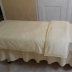 Màu sắc đẹp giường quilt bìa trắng sọc tắm tắm massage massage bộ chăn ga Quilt Covers