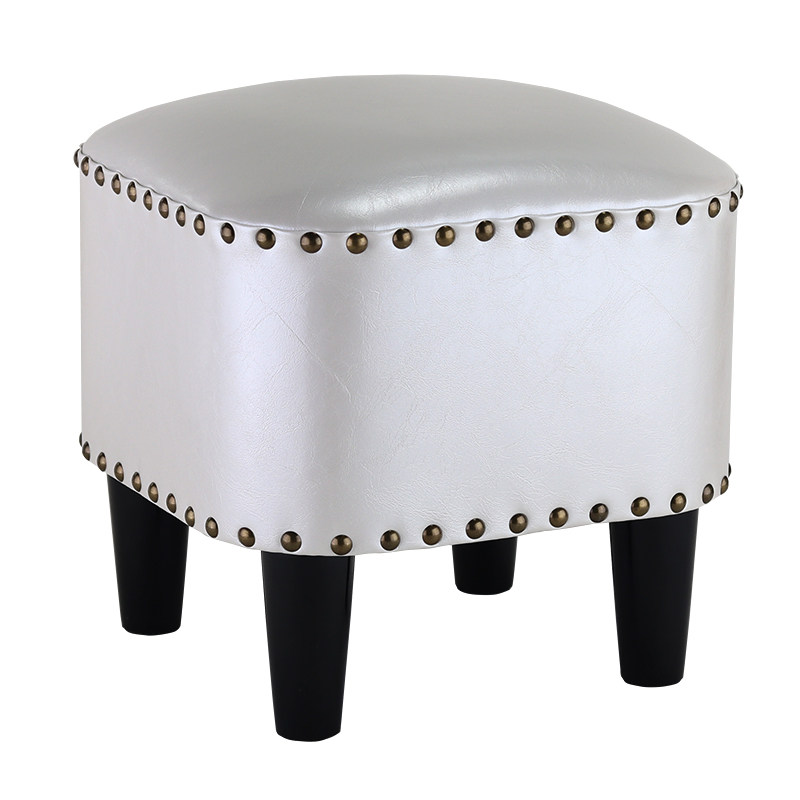 langduo low stool american sofa leather pier shoe stool household children's small stool