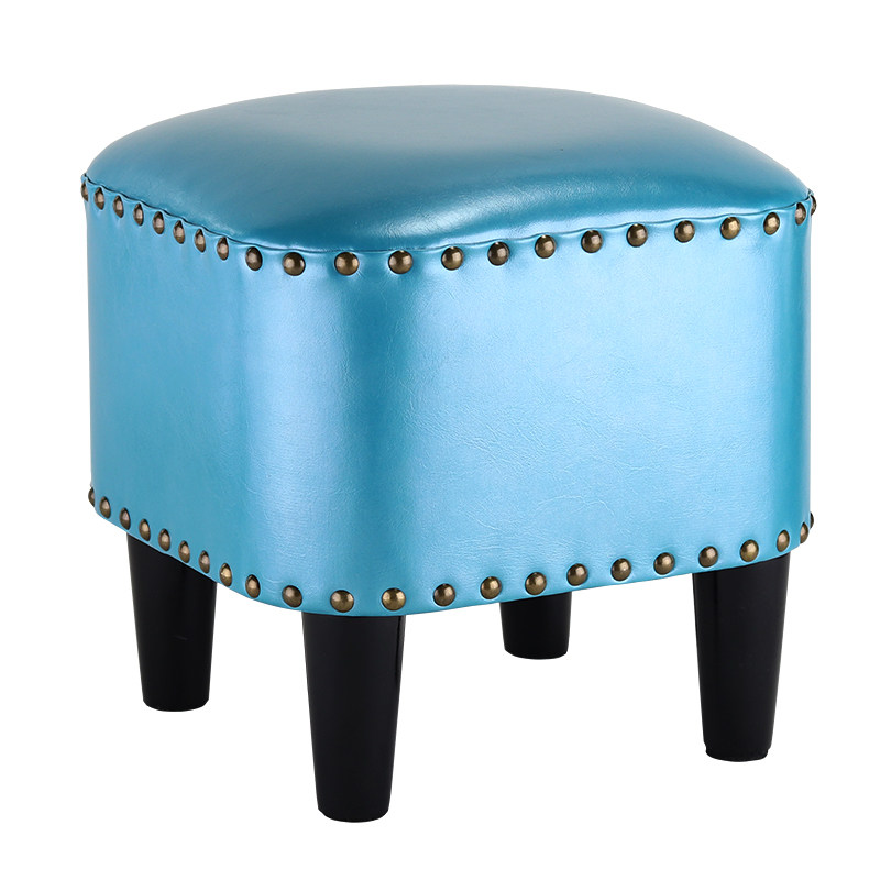 langduo low stool american sofa leather pier shoe stool household children's small stool