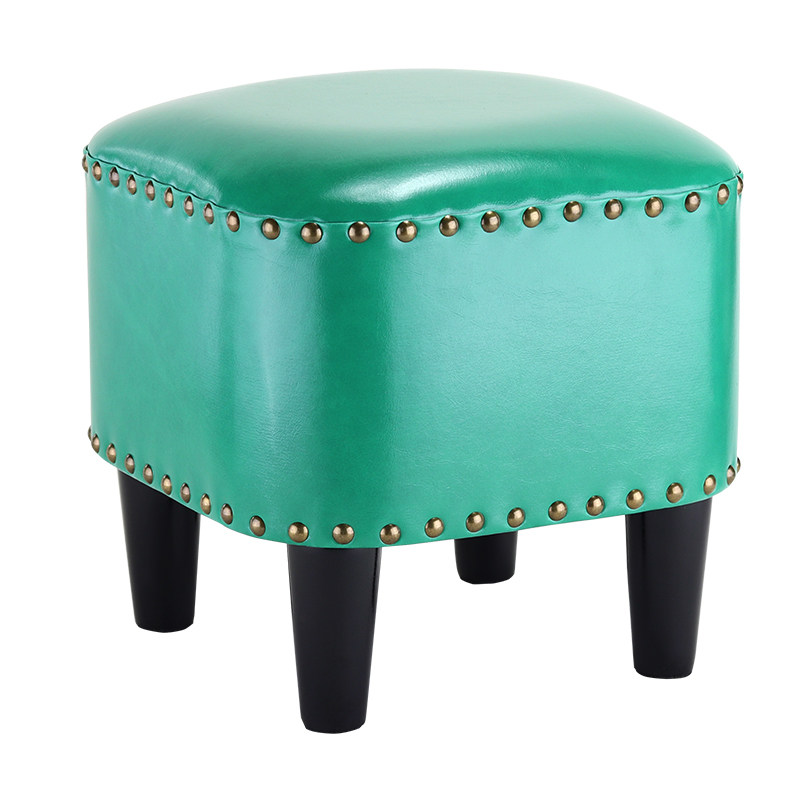 langduo low stool american sofa leather pier shoe stool household children's small stool