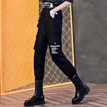 European Station 2022 Autumn Winter Pants Female Thin Daddy Pants High-Waist Women Packed Leisure and Velvet Sweatpants H795