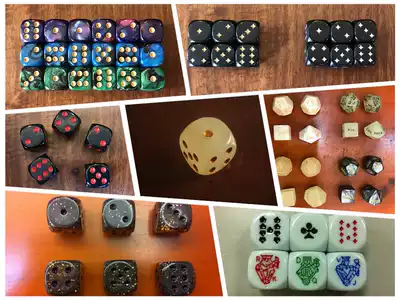 Custom engraving and printing quirky dice Warhammer 40k Forbidden army mechanical teaching dice