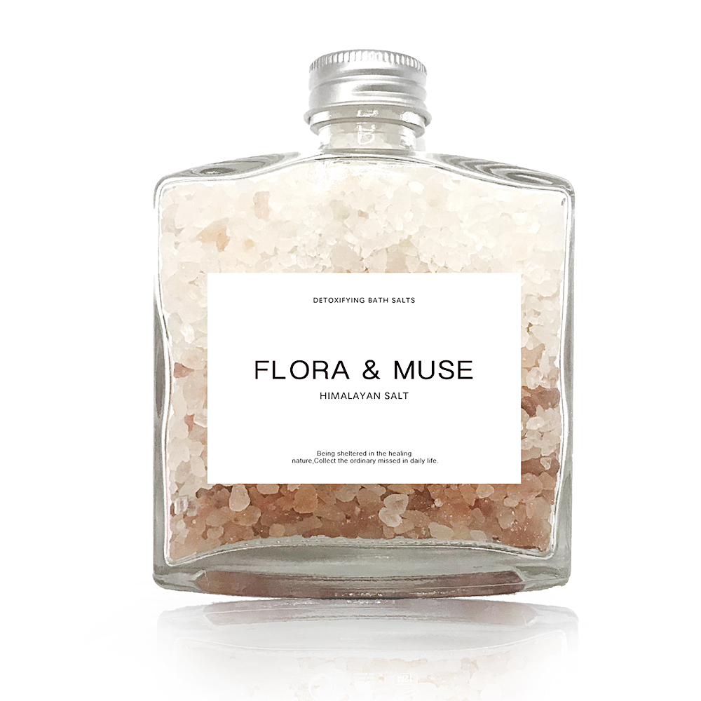 Floramuse Himalayan Rose Sea Salt Goes back chicken skin softens corner bath bath salt