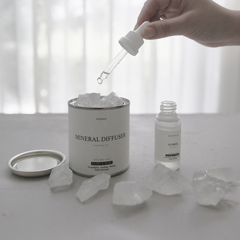 Fragrant Lavender Essential Oils Enlarge Aroma Stone Domestic Indoor Persistent View No Fire lavender Fragrant Stone Pendulum Pieces Fragrant Lavenstone Summer Bedroom Scents