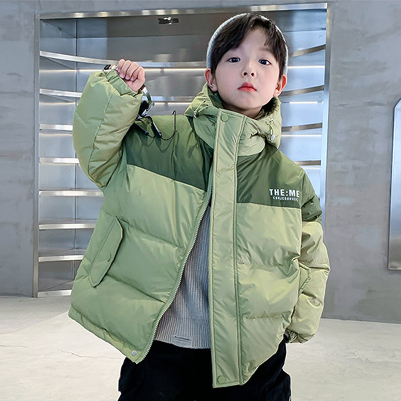 Boy Clothing Boy Down Clothing 2023 New Handsome Boy Winter Child Men's Winter Coat With thickened Winter coat Han version-Taobao