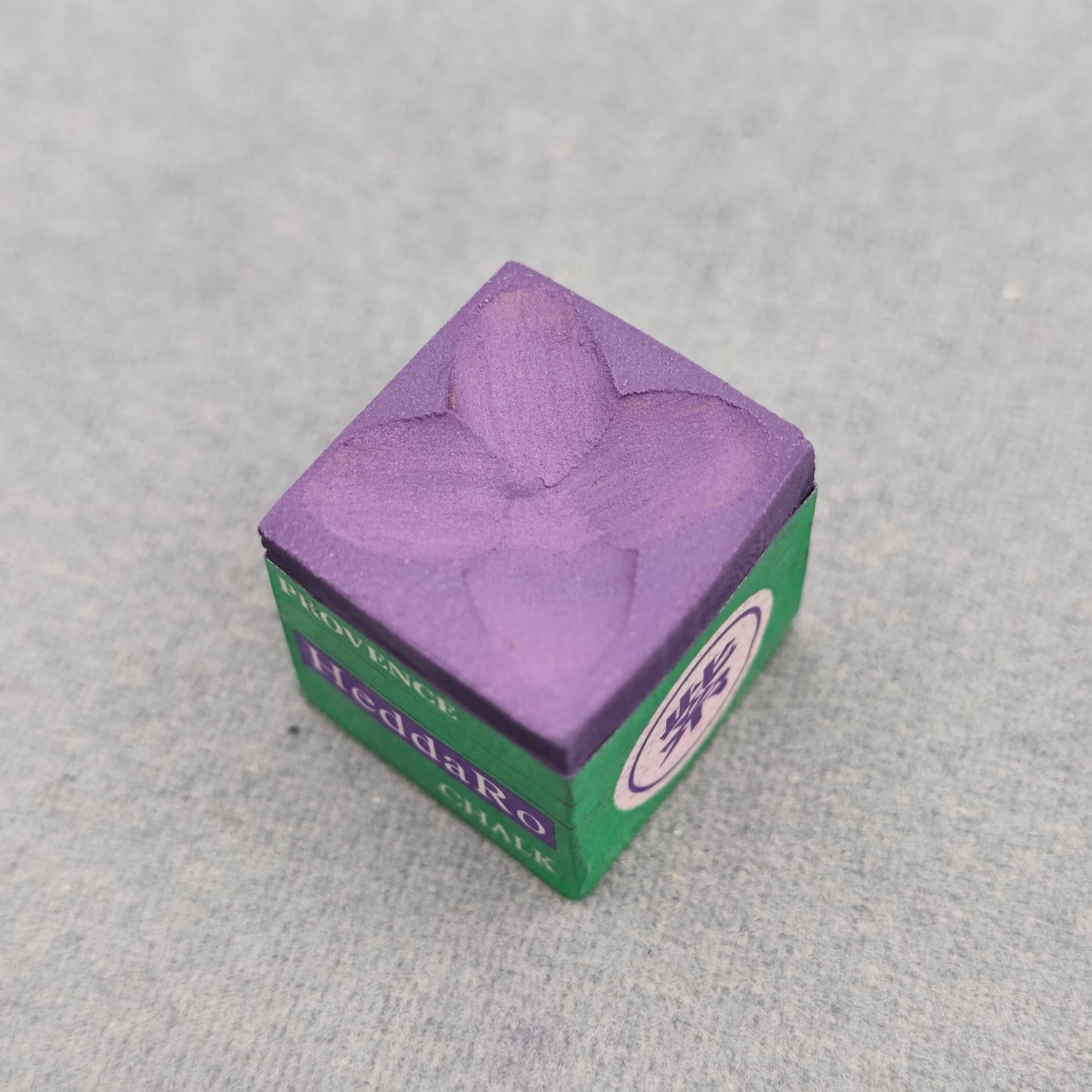 Мел для кия 主播手工磨十字花巧克粉 hr伯威紫粉中八九球