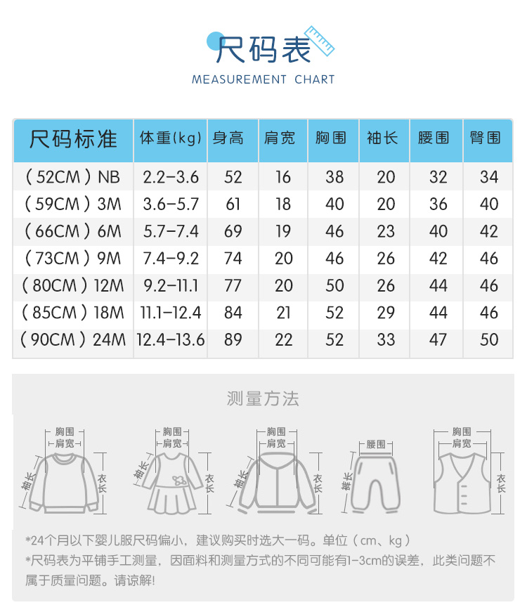 美国 卡特 Carters A类标准 19秋季新款 宝宝纯棉包屁连裆衣 2件装 图4