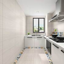Kitchen bathroom wall tiles 300x600 soft light wood grain tile balcony non-slip floor tiles wear-resistant porcelain