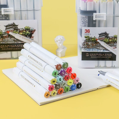 Двусторонний детский маркер, художественная акварель, мелки, комплект для школьников, ручная роспись