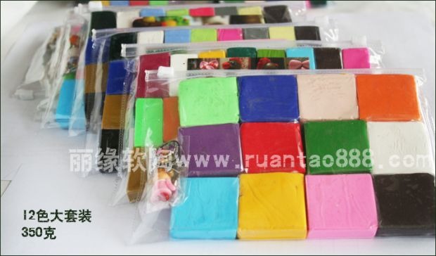 Đất sét mềm Liyuan 12 màu 24 màu bùn an toàn không độc hại môi trường đất sét sét đất sét có thể được nấu và nướng đồ chơi nấu ăn