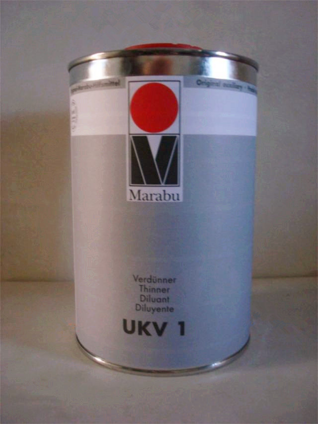 Marlebao UKV1 thinner quick-drying pad printing ink dilution water for pad printing screen printing ink