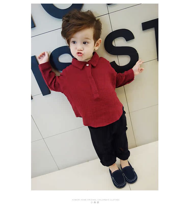 Chemise enfant à manche longue - Ref 2083218 Image 30