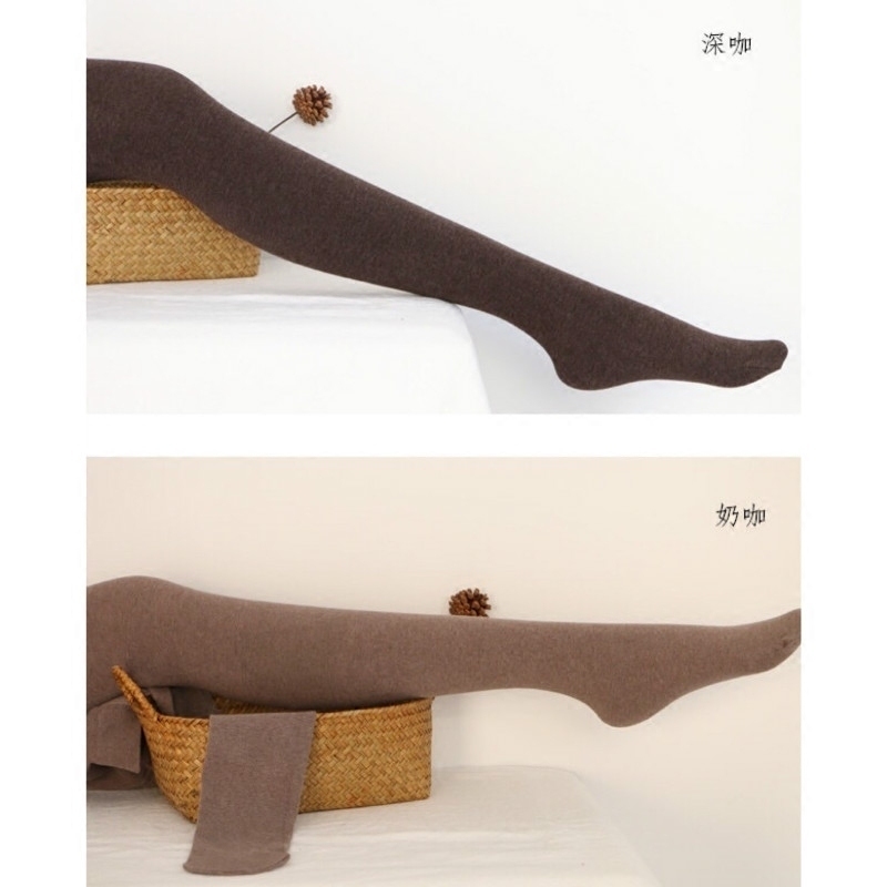 AY To films early spring dark curry oat oat white inner lap pants Sox gentle wheat milk camel color micro-press pantyhose
