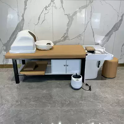 Lili shop fumigation oil shampoo bed salon special massage bed beauty salon Thai punch head bed light luxury