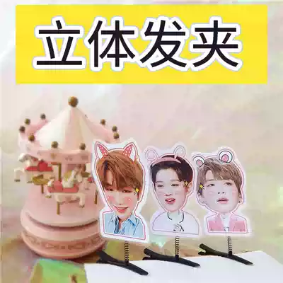 Park Canlie three-dimensional spring hairclip hair accessories concert to help the surrounding area to customize hairclip