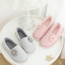 Moon shoes autumn plus velvet soft bottom bag with indoor pregnant womens shoes postpartum breathable non-slip soft end moon slippers
