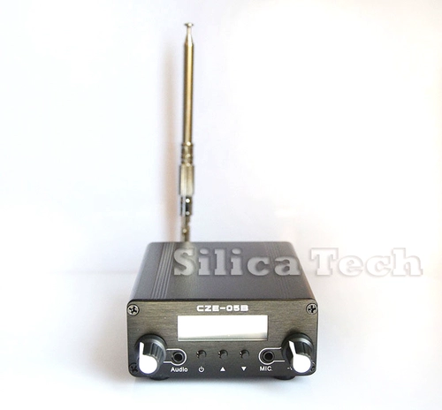 CZE -05B 0,1/0,5 Вт домашней стереочастотный FM -передатчик+металлическая антенна, источник питания, аудиокабель