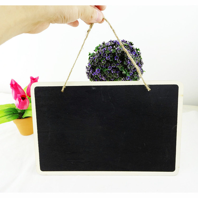 30 * 20CM cm small blackboard hanging single-sided wooden shop display advertising painting plate