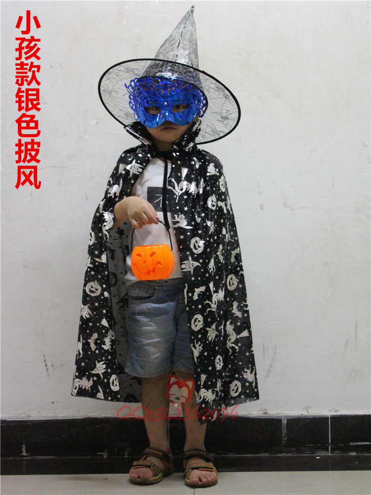 Áo choàng Halloween tham gia các hoạt động của trường, trang phục, đạo cụ, trẻ em người lớn, trình diễn quần áo, phụ kiện - Sản phẩm Đảng / Magic / Hiệu suất đồ halloween