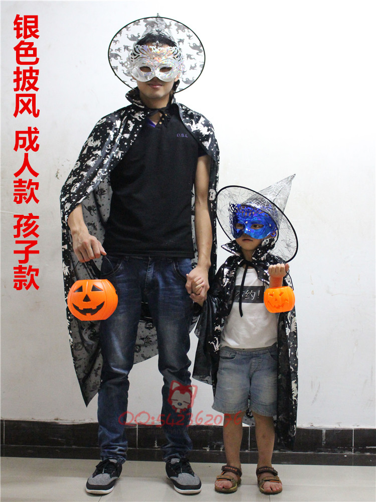 Áo choàng Halloween tham gia các hoạt động của trường, trang phục, đạo cụ, trẻ em người lớn, trình diễn quần áo, phụ kiện - Sản phẩm Đảng / Magic / Hiệu suất đồ halloween