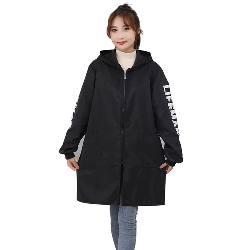 Лонгслив, модный плащ, водонепроницаемый осенний фартук для работы, утепленный нагрудник