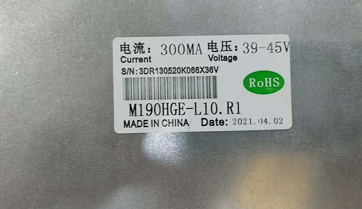Новый бренд M190HGE-L10.R1 MV185WHB-N20 MV185WHB-N10 M190ETN01.0