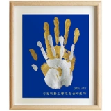 Отпечаток рук для влюбленных для друга, синяя фоторамка, памятная картина, «сделай сам», подарок на день рождения